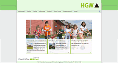 Desktop Screenshot of hgw-wohnen.ch